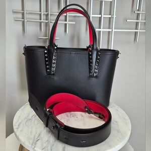Christian Louboutin Cabata Mini Leather Tote - Black